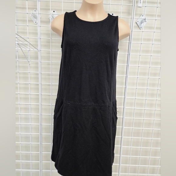 TALBOTS Women's Black Easy Travel Dress - Picture 2 of 5